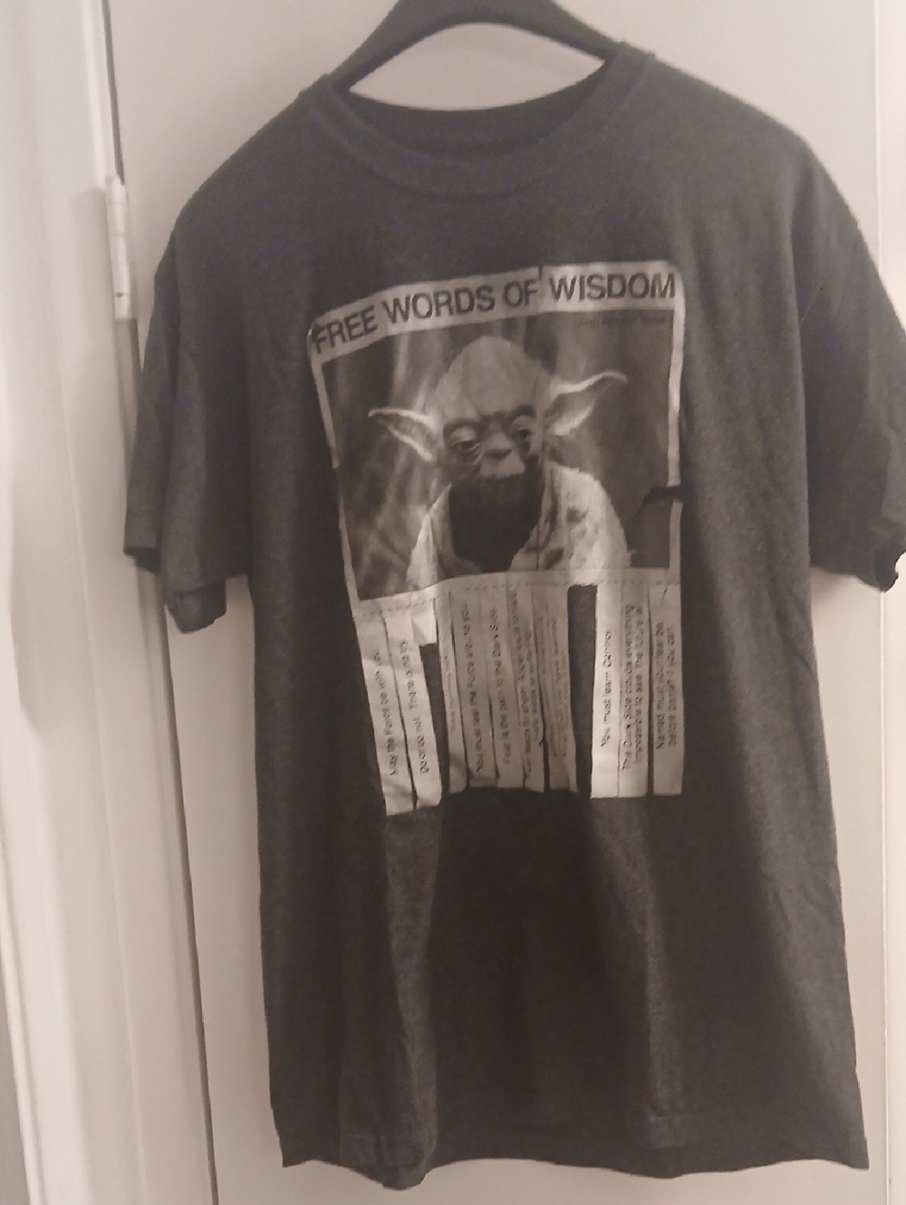 Star Wars Men's Black Logo Interior Tag Graphic Tee Shirt Medium Short Sleeve